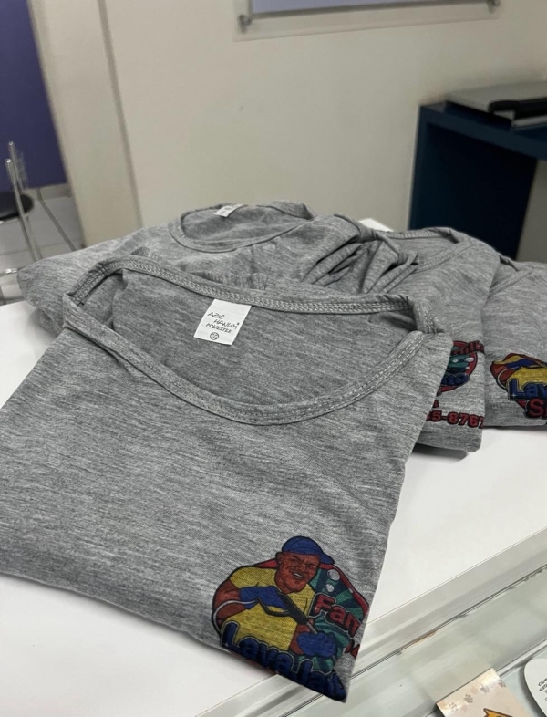 Camisa Mescla Claro - Sublimada - Imagem 3