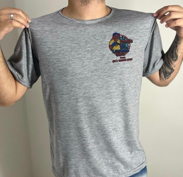 Camisa Mescla Claro - Sublimada