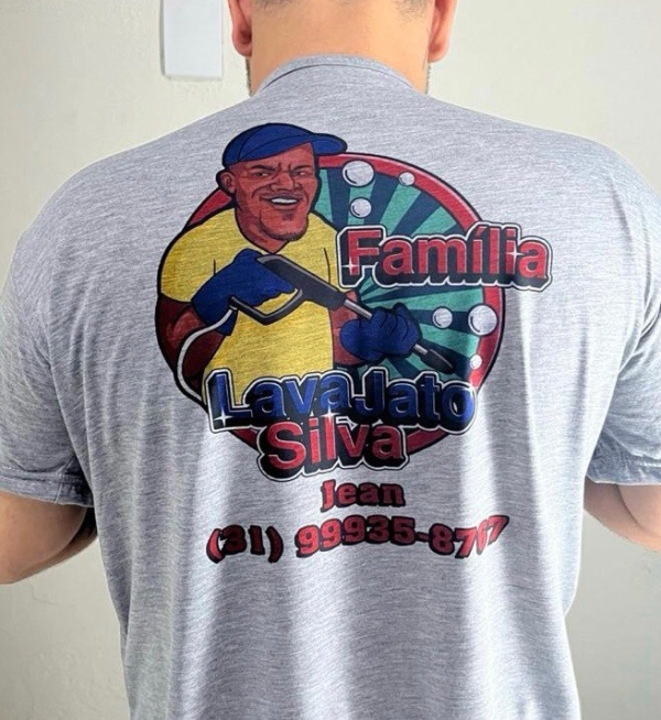 Camisa Mescla Claro - Sublimada - Imagem 2