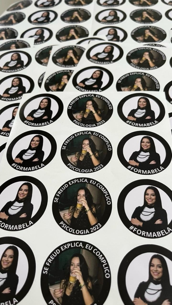 Adesivo Rotulado (5x5 centímetros) - Imagem 2